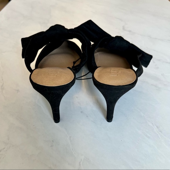 Loft Pointy Toe Faux Suede Tie Mule Pumps Size 9 NWT - Picture 4 of 5